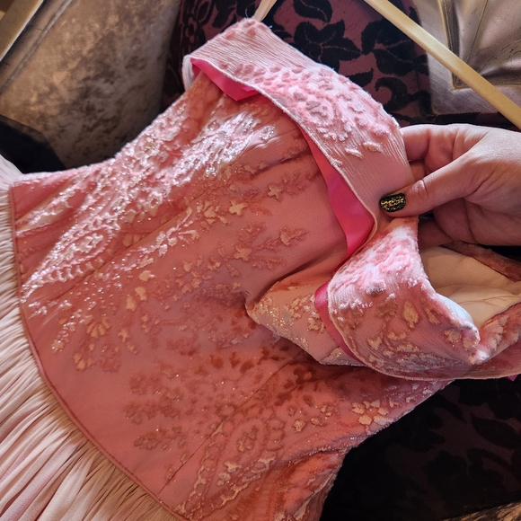 Biracci Pink Strapless Ballgown - Picture 2 of 5